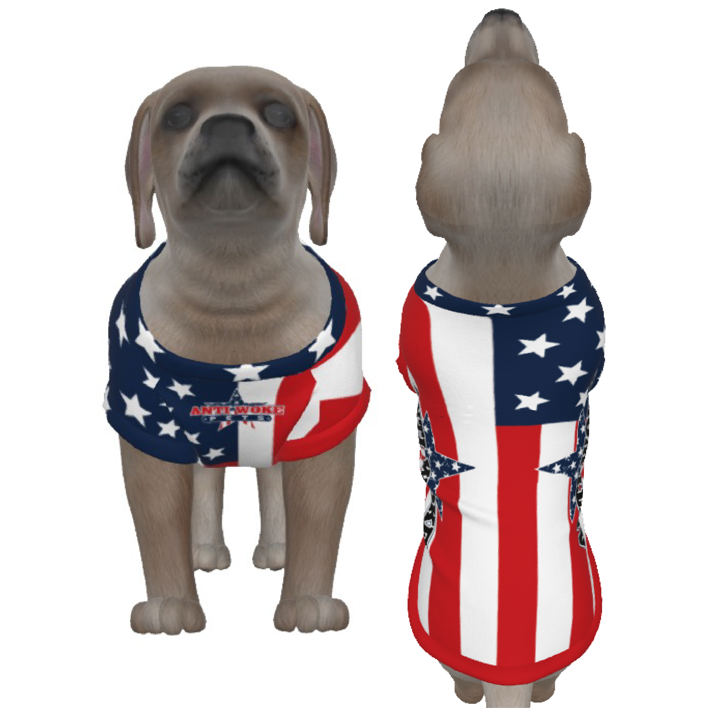 USA- Anti Woke Pets - Small Dog's Tank Top